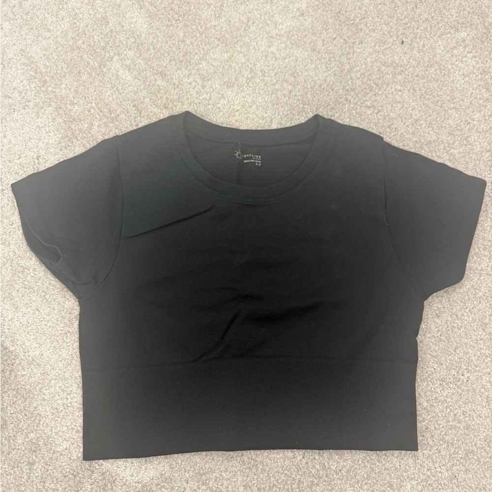 Aerie Black Women's Crop Top